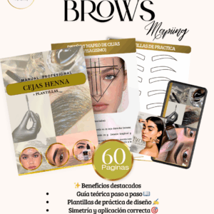 Manual + Plantillas Exclusivas de Cejas con Henna